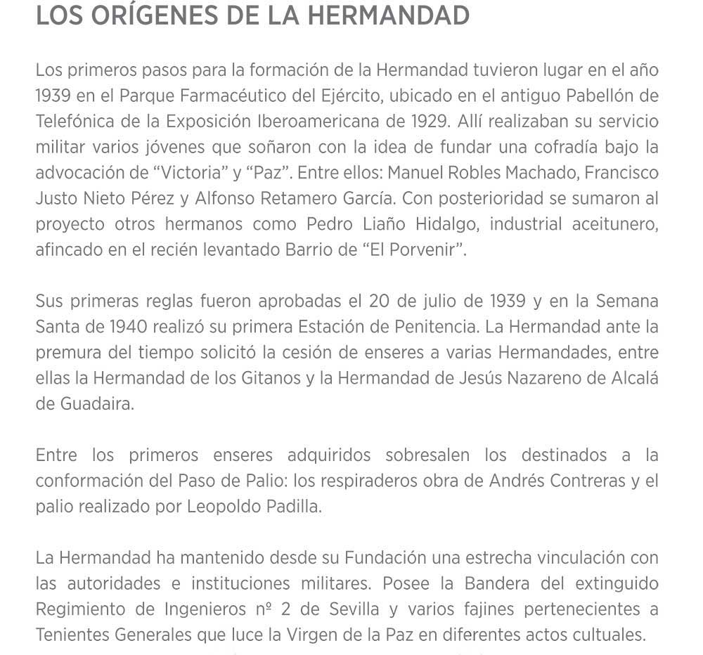 Los Orígenes de la Hermandad