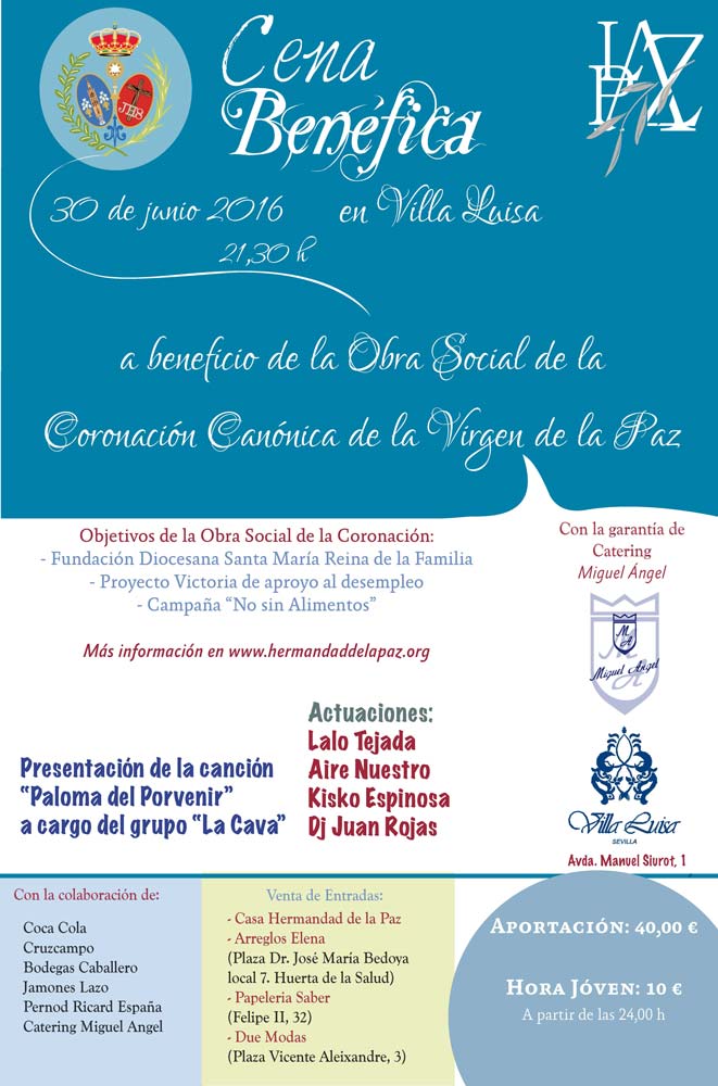 20160602 CartelCenaBeneficaI